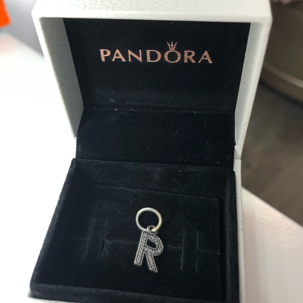 Letter R Pandora charm